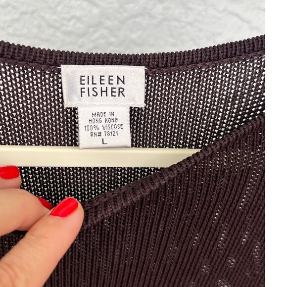 Eileen Fisher Mesh Top - Size Large - Picture 3 of 7